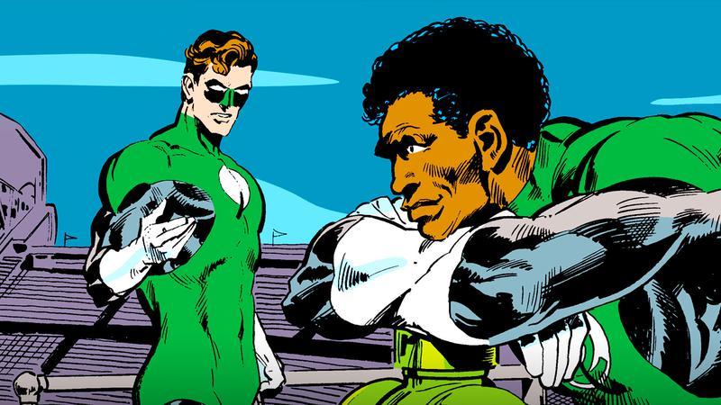 Hal Joran next to John Stewart in DC Comics