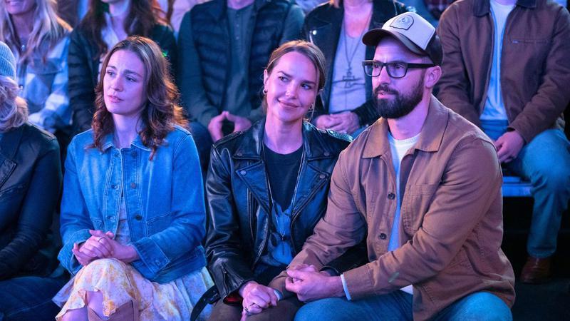 Sophie Skelton, Arielle Kebbel and Milo Ventimiglia in I Can Only Imagine 2