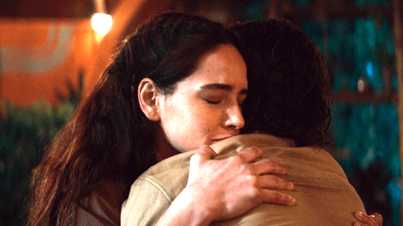 Bix Caleen embraces Cassian Andor for the final time in Andor