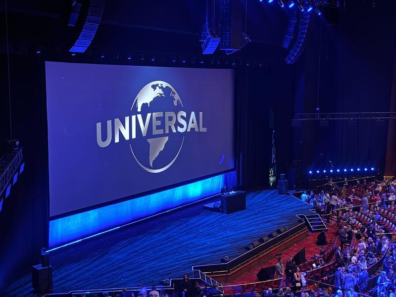 View of Universal Studios stage at CinemaCon 2026.