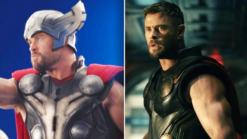 Chris Hemsworth Thor in Avengers Doomsday vs Infinity Defense.