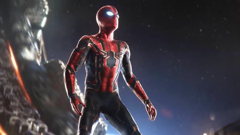 Tom Holland in iron Spider-Man suit in Avengers: Infinity War