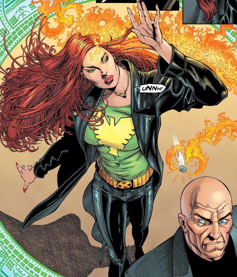 Jean Grey-Summers merged with the Phoenix
