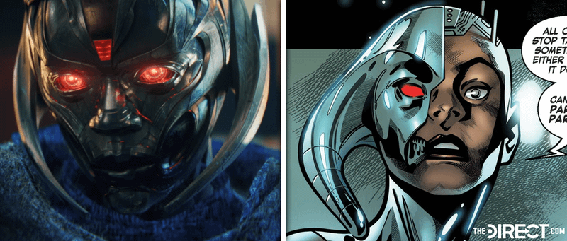 Comparison between Jocasta in VisionQuest and Jocasta in the comics.