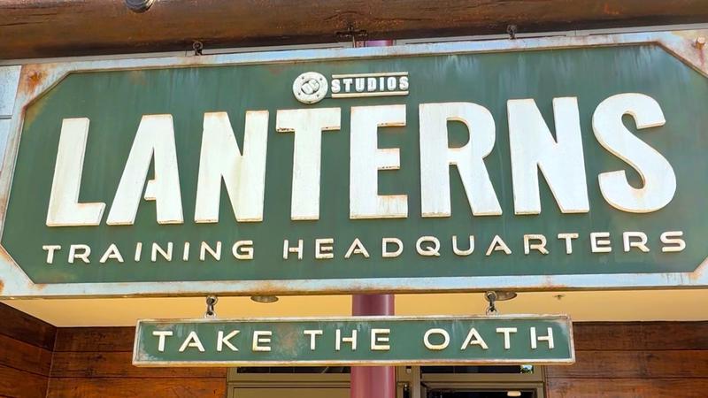 Lanterns Training Headquarters sign at SDCC.