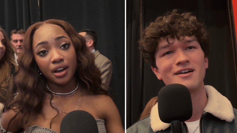 Leah Sava Jeffries and Charlie Bushnell.