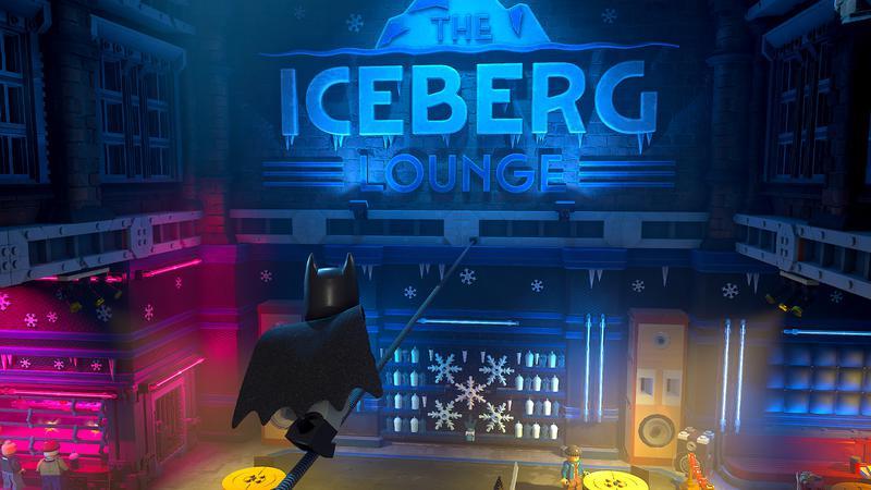 LEGO Batman in the Iceberg Lounge