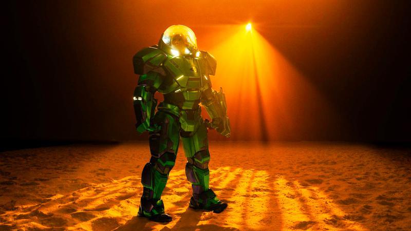 Lex Luthor in his War Suit.