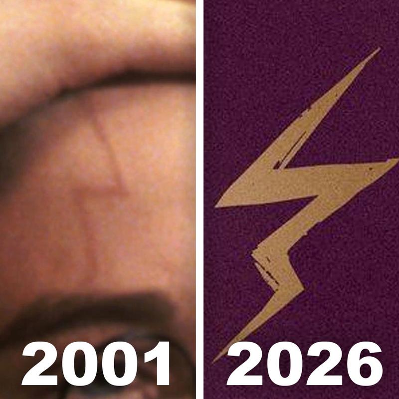 HBO Harry Potter scar in movies vs show updated logo.