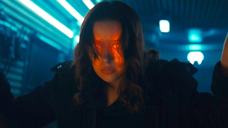 Lisa controlled by nanites in VisionQuest.