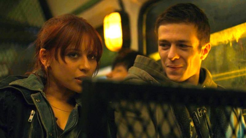 Lisa and Tommy on the detention bus.