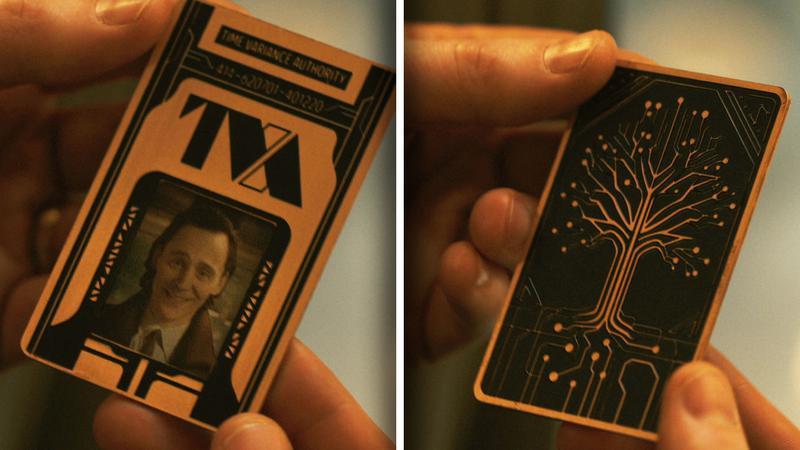 Avengers Doomsday trailer, TVA business card.
