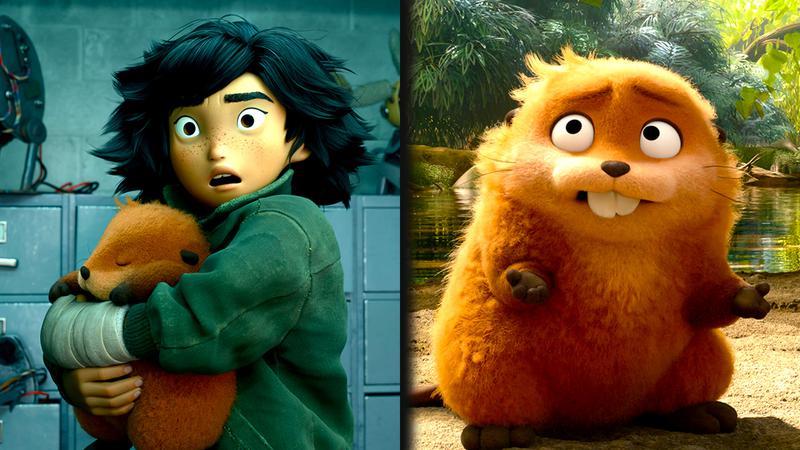 Mabel as a human and beaver in Hoppers.