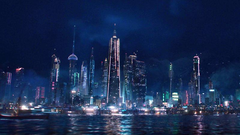 The Madripoor skyline in The Falcon and the Winter Soldier