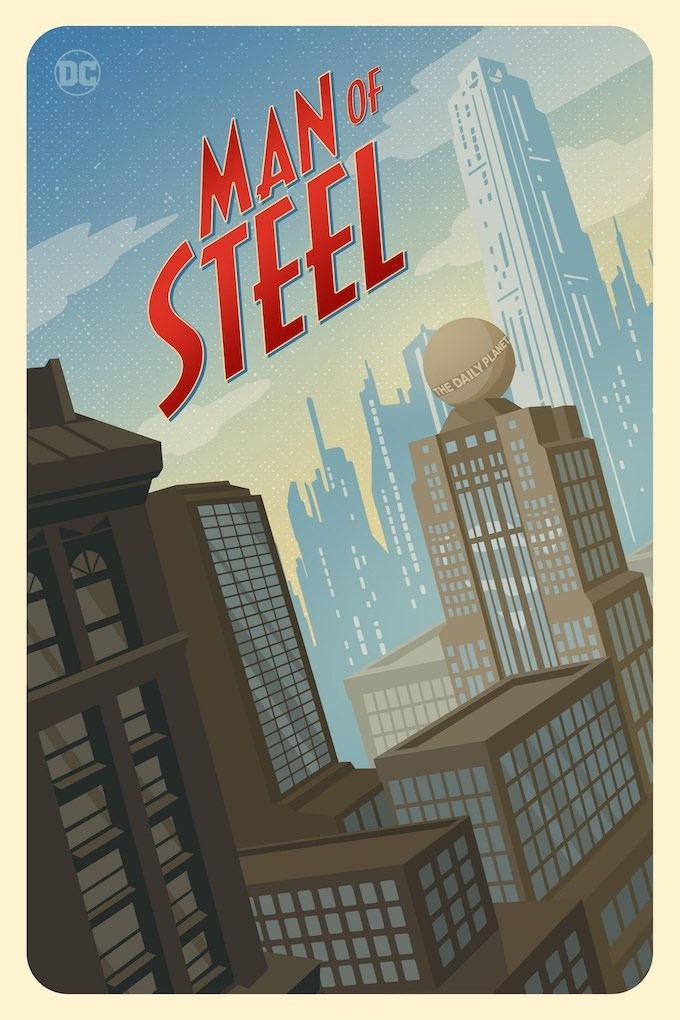 Metropolis appears in new poster for Man of Steel.