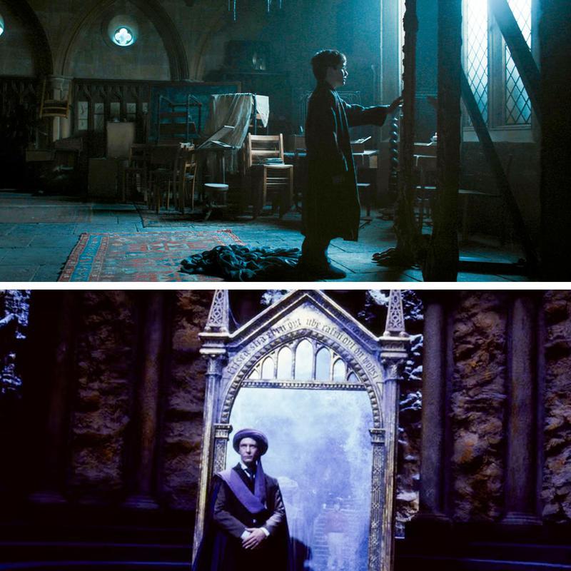 Harry Potter and the Philosopher's Stone, show vs. movies, Mirror of Erised.