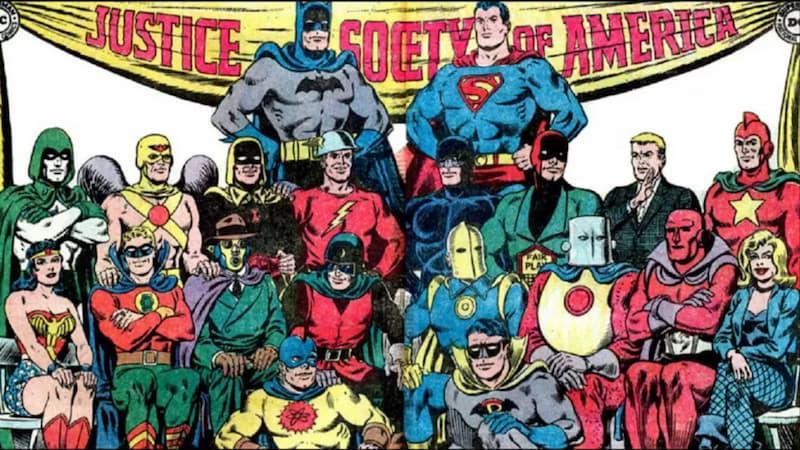 Multiple heroes from DC's Earth‑Two