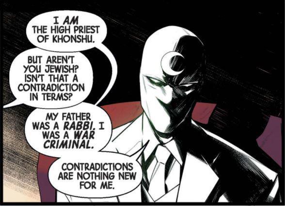 Moon Knight Jewish Present Comic Panel