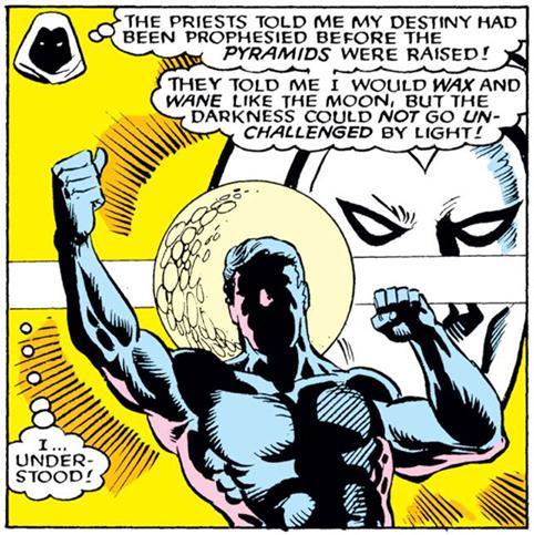 Moon Knight 1985 Lunar Powers Comic Panel