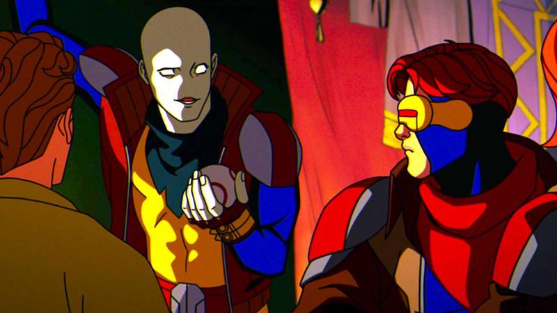 Morph talking to Cyclops in X-Men '97
