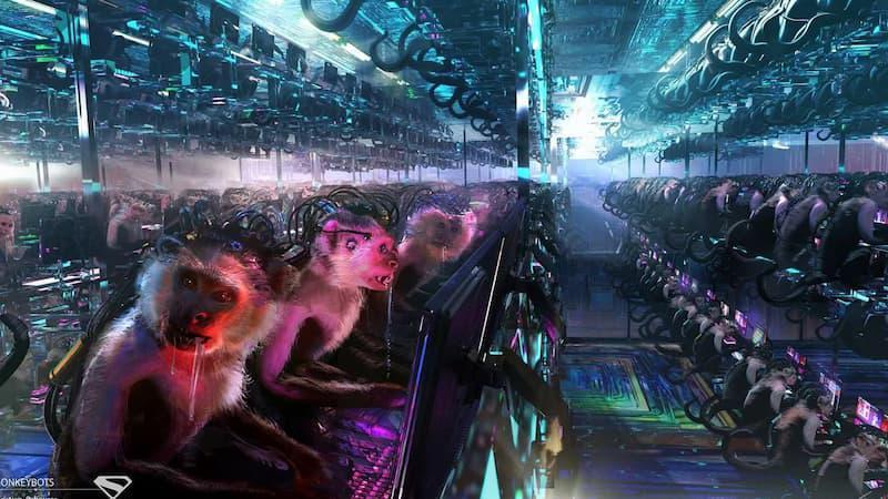 Cybernetics-Enhanced Monkeys from Superman (2025)