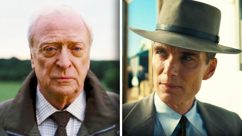 Michael Caine as Alfred Pennyworth, Cillian Murphy in Oppenheimer