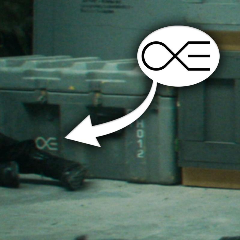 OXE logo from Thunderbolts in Daredevil Born Again Season 2.