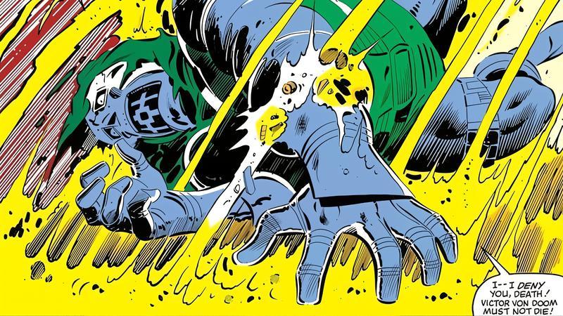 Victor von Doom overcomes death during battle with the Beyonder.