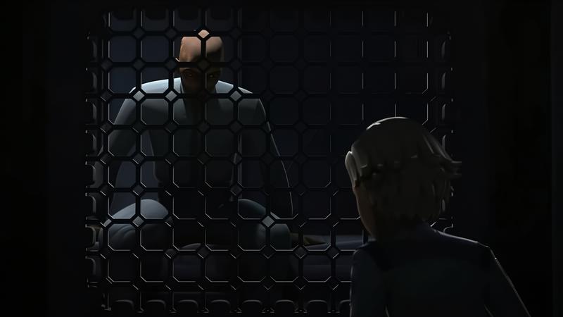 Omega and Crosshair escape Mount Tantiss.