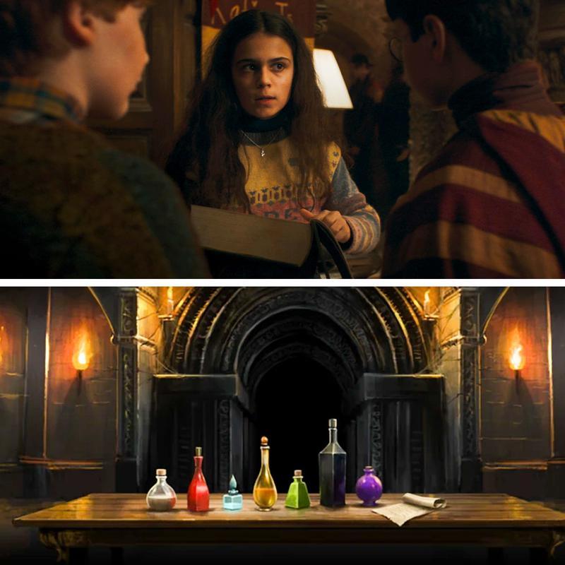 Hermione Potions Puzzle In Harry Potter HBO.