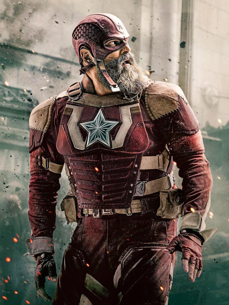 David Harbour Red Guardian Thunderbolts poster.