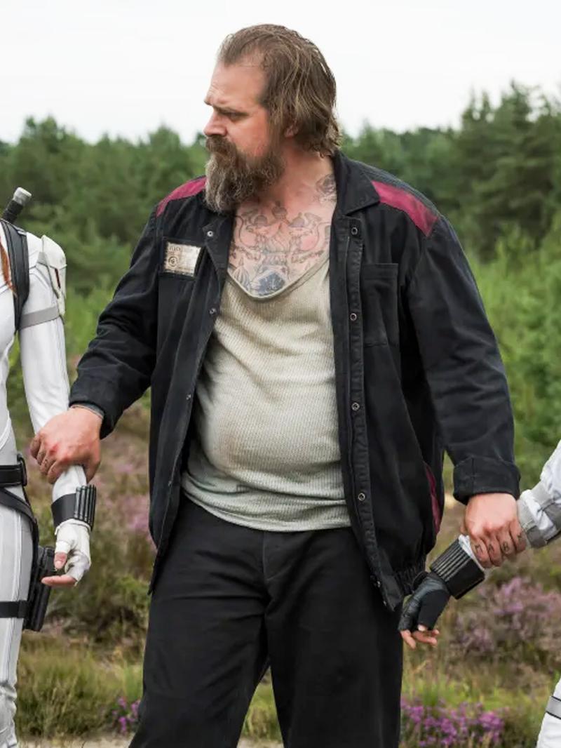David Harbour as Alexei Shostakov in Black Widow.