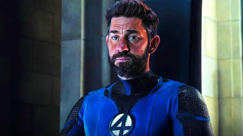 John Krasinski as Reed Richards in a Fantastic Four suit in Doctor Strange in the Multiverse of Madness