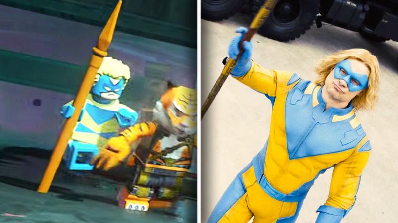 Javelin in Lego Batman Legacy of the Dark Knight DLC vs The Suicide Squad movie.