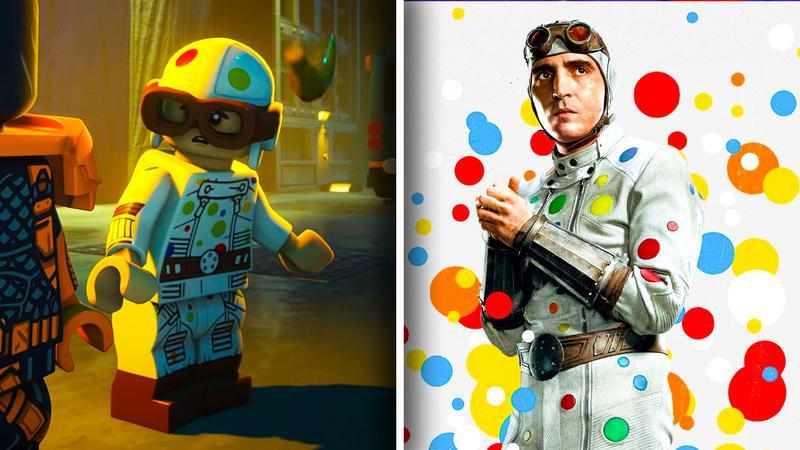 Polka Dot Man in Lego Batman Legacy of the Dark Knight DLC vs The Suicide Squad movie.