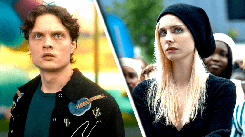 Asa Germann and Maddie Phillips as Sam and Cate in Gen V Season 2