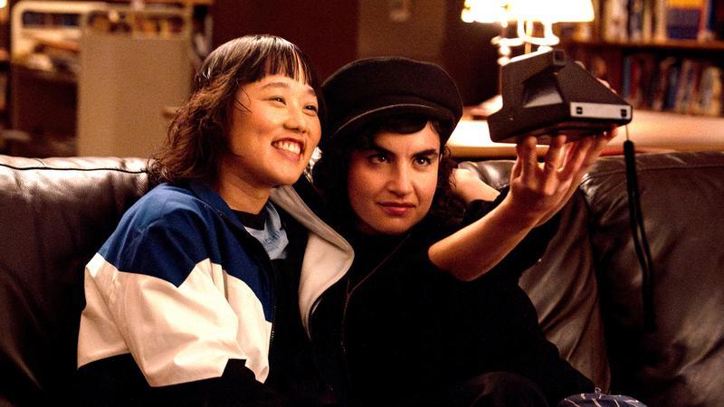 Rhonda and Quinn bonding in School Spirits Season 3