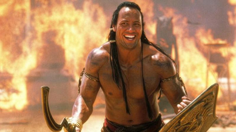 Dwayne Johnson in The Mummy franchise