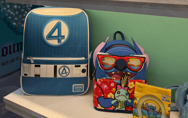 Fantastic Four and Stitch Loungefly Backpacks