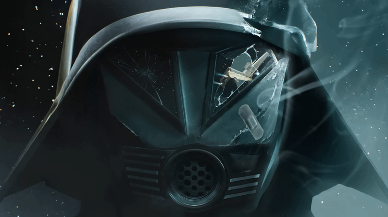 Dark Helmet image from early poster for Spaceballs 2