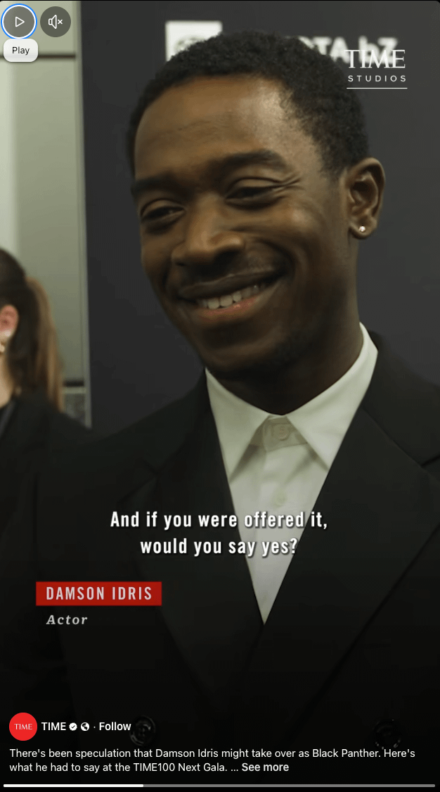 Damson Idris smiling at TIME Next Gala