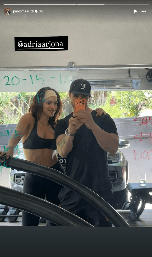 Adria Arjona with Paulo Mascitti.