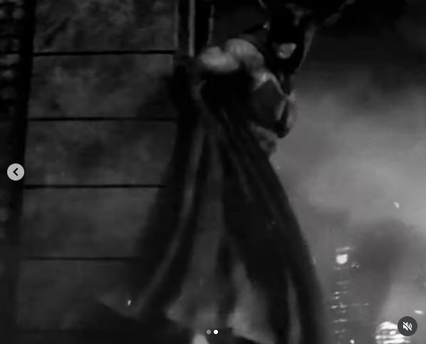 Ben Affleck Batman, Dark Knight Returns-inspired shot from Batman v Superman.