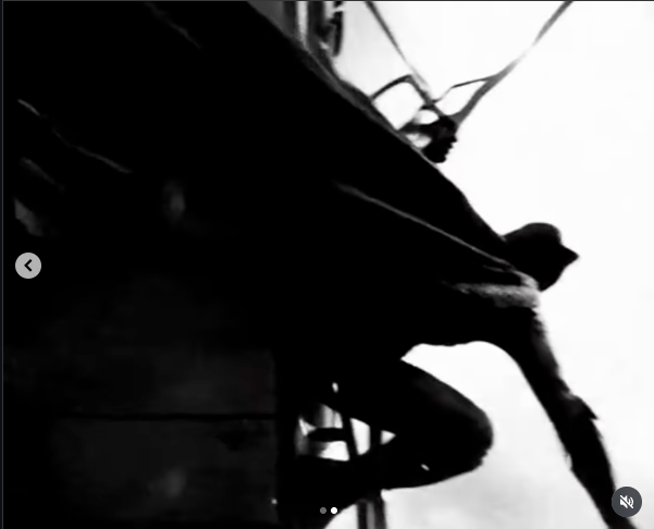 Ben Affleck Batman, Dark Knight Returns-inspired shot from Batman v Superman.
