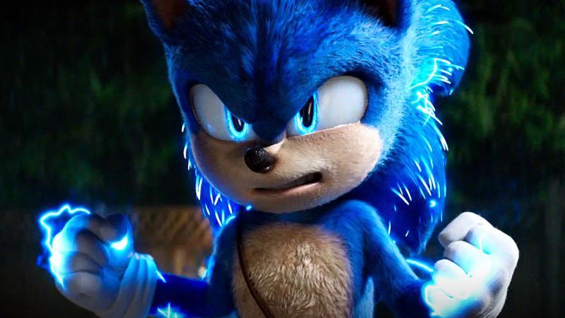 Sonic powering up in Sonic the Hedgehog