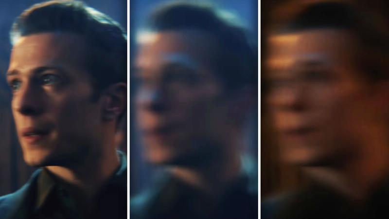  Close up of Ruaridh Mollica's Tommy Maximoff and the progressive use of his super speed in VisionQuest.