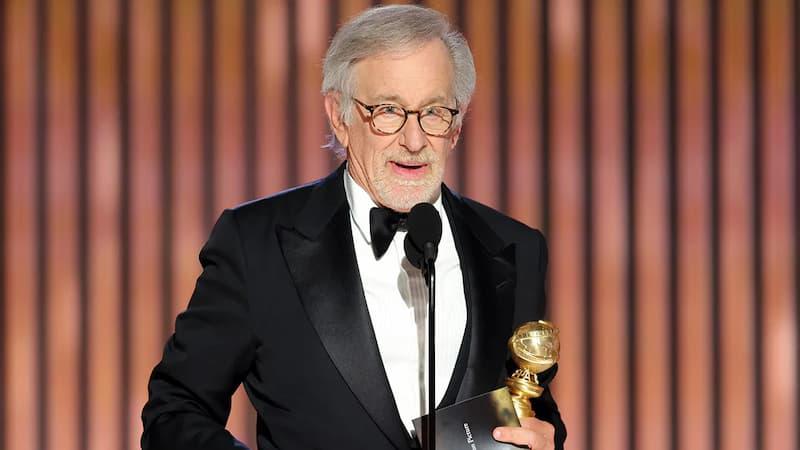Steven Spielberg at the Golden Globe Awards