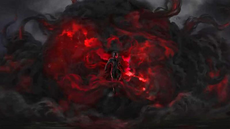 A clearer look at the Thunderbolts* Void concept art featuring the character surrounded by smoke