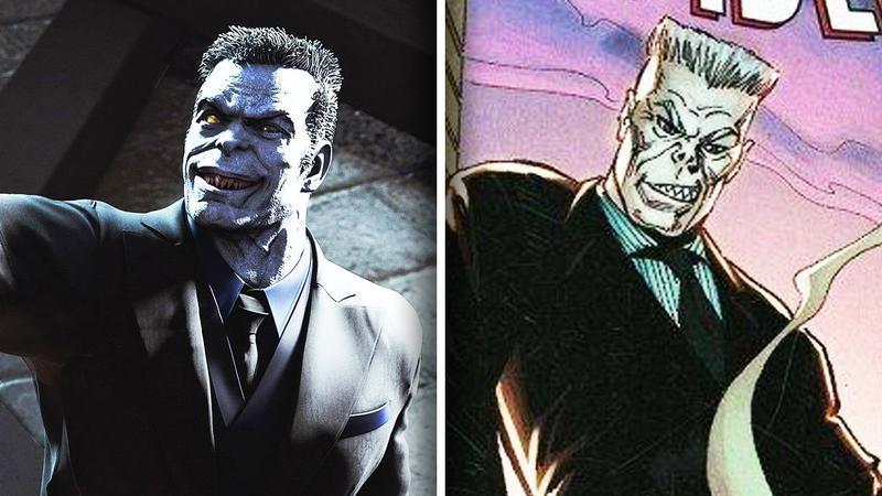 Tombstone in Spider-Man Brand New Day concept art vs comics.