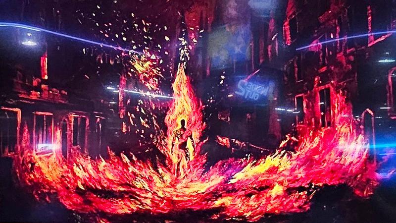 Human Torch in VisionQuest tease.